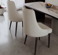 Silla de Comedor Tradicional de Madera con Tapicería de Lino, Fácil de Mover, Mueble para Hogar, Dormitorio, Balcón, Hotel, Asiento Individual de Madera Sólida