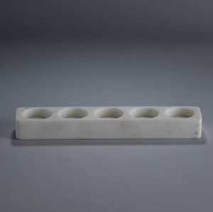 White Marble Tealight <b>Candle</b> Holder for Christmas & Wedding Parties for Home Decorations - Product Image 1