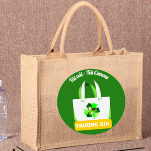 Sac de shopping unisexe décontracté en jute et paille Net Viet Collection, sans fermeture éclair, en toile, pour adultes, toutes saisons - Product Image 2