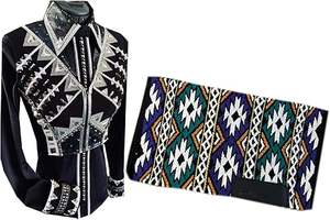 Veste équestre à fermeture à glissière élégante et élégante de qualité supérieure plus coussin assorti pour Western Horse Riding Respirant ODM Supply - Product Image 2