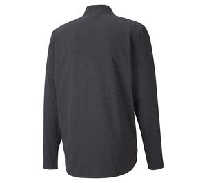 Men's Regular Fit 1/4 <b>Zip</b> Stand Collar Hoodie 100% Polyester Sweatshirt <b>Zip</b> Closure with Kangaroo Pocket for Winter OEM Service - Product Image 2
