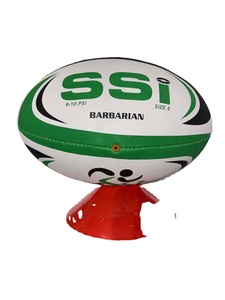 S.S International Barbarian Premium Rugby Ball Match Grade Superior Grip Retención de aire de larga duración Tamaño 5 Goma de alta calidad - Product Image 4