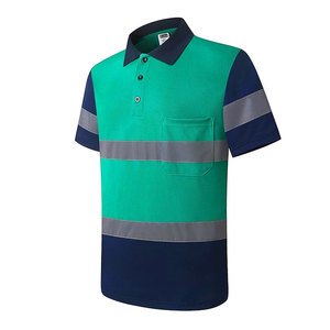 Polo de seguridad industrial unisex para hombre y mujer, Polo de alta visibilidad ajustado y de corte regular, hecho de poliéster térmico - Product Image 1