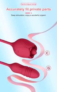 Léchage de langue à double tête et saut de rose pour oeuf vibrateur point G masturbateur à vibration orgasmique <span class=keywords><strong>féminin</strong></span> à grande échelle - Product Image 5