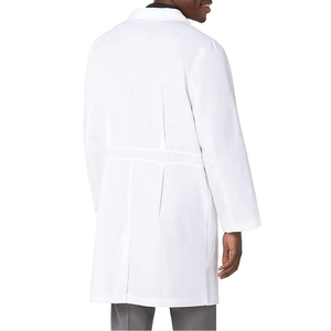 Imperméable antistatique blanc tricoté tissu médecin hôpital Blouse laboratoire blouse du Pakistan hôpital vêtements infirmière uniforme - Product Image 6