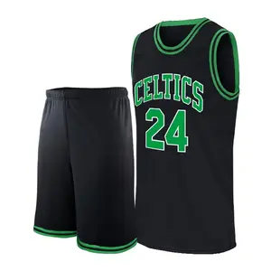 Bester Großhandel leer Sublimation neueste reversible Custom Celtics Team Basketball Uniform Erwachsene Günstiger Preis Basketball Uni