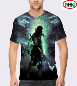 Camiseta deportiva para adultos, ropa de secado rápido de poliéster en blanco, con impresión de fotos por sublimación, colorida, lisa, de malla - Product Image 6