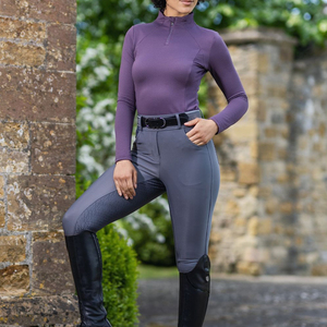 High Quality Horse Riding Clothing Professional Equestrian <b>Base</b> <b>Layer</b> Women Printed <b>Long</b> <b>Sleeve</b> Competition Tops New Fashion - Product Image 4