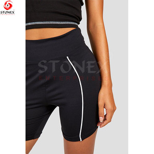 Shorts pour femmes hanches levage coupe serrée taille haute Fitness course en plein air en gros personnaliser Logo - Product Image 4