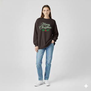 Women <b>Long</b> Printed Oversized Mockneck <b>Sweatshirt</b> Casual Winter Loose Pullover Streetwear Top <b>for</b> Warm Cozy Everyday Comfort - Product Image 1