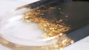 Resin <b>Decorative</b> Tray in Multiple Colors Cosmetic Organizer Home <b>Decor</b> Oval Resin Tray Vanity Tray High Quality - Product Image 4