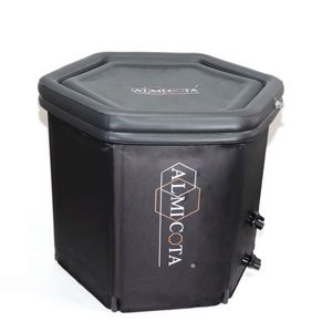 ALMICOTA ALMI-FASS Bañera de Hielo Hexagonal Moderna de PVC de 300L, Portátil, para 1 Persona, para Recuperación Deportiva - Product Image 4
