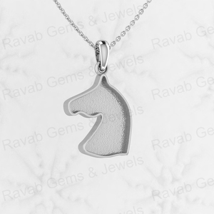 Sólido 925 Plata 30mm cara de caballo Semi montaje Base en blanco colgante ajuste resina cenizas trabajo Joyería hallazgos componentes joyería - Product Image 2