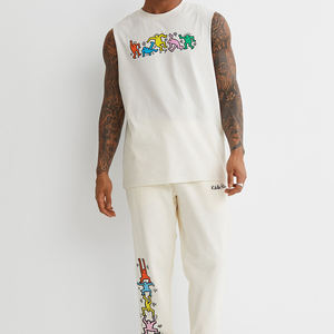 กางเกงวอร์มลำลองสำหรับผู้ชาย ใส่เล่นกีฬาหรือใส่ลำลองในฤดูใบไม้ร่วง ทรงสกินนี่ - Product Image 1