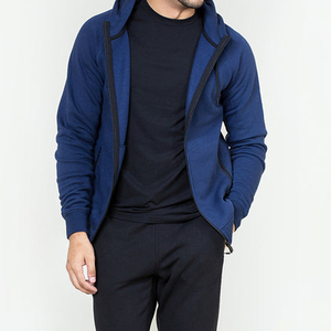 Wholesale and Customized Regular Fit Thick <b>Hoodies</b> for Men High-quality GYM <b>Workout</b> <b>Hoodies</b> for men with Large Zippers - Product Image 3