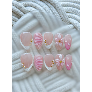 Autocollants pour ongles en forme de pétales de sucre - Product Image 1