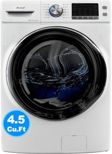 Lave-linge de 18 kg avec écran numérique et moteur à inverter silencieux, blanc - Product Image 2