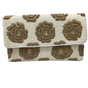 กระเป๋าเงินคาดลำตัวประดับด้วยลูกปัดสไตล์โบโฮสำหรับเด็กผู้หญิงทำด้วยมือสีทองปักลายพื้นเมืองกระเป๋าใส่งานแต่งกระเป๋าสายโซ่สำหรับเดินทางฤดูใบไม้ร่วง - Product Image 1