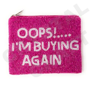 Pochette à monnaie multi-étoiles personnalisée avec de beaux coeurs de filles Design Portefeuille en perles de rocaille Cadeau parfait pour maman-Accessoire de mode - Product Image 3