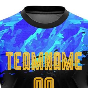 Camiseta de fútbol hecha a medida de alta calidad para hombres, transpirable y la mejor sublimación, tarifa al por mayor, ropa de fútbol de diseño personalizado OEM - Product Image 4