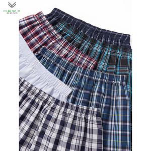 Short de golf de qualité supérieure pour homme Dernier short taille haute XS Coton Satin Casual Summer Print Checkered Pattern - Product Image 4