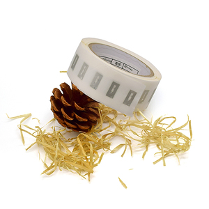 Autocollant RFID adhésif imprimé passif 13.56Mhz étiquette HF étiquette intelligente pour la gestion de la sécurité des produits - Product Image 1