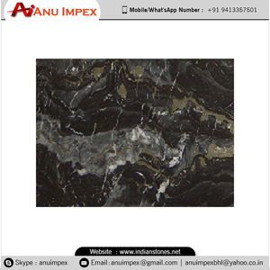 Carrelage en marbre noir design moderne Carrelage mural intérieur Décoration de salle de bain Utiliser le meilleur marbre - Product Image 4