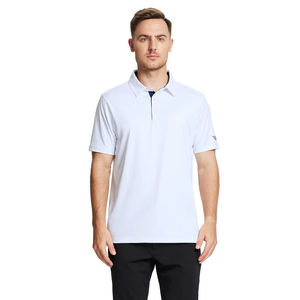 Chemises polo d'été de couleur unie, personnalisées, à la mode, élégantes et imprimées sur toute la surface Chemises polo Slim Fit pour hommes de BD - Product Image 2