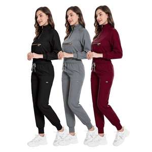 OEM Elástico Personalizado Logo Etiqueta Proveedores Scrub Top Pantalones Enfermera Uniforme Médico Hospital Uniforme Médico Enfermería Scrub Uniformes - Product Image 3