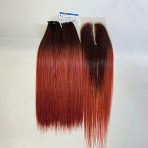 Vente en gros d'extensions de cheveux humains vietnamiens SDD trame droite osseuse avec fermeture cheveux de haute qualité - Product Image 3