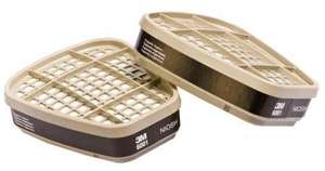 Cartouche anti-vapeurs organiques certifiée NIOSH 3M 6001 pour les environnements de construction, d'exploitation minière, de pétrole et de gaz, et de transformation alimentaire - Product Image 5