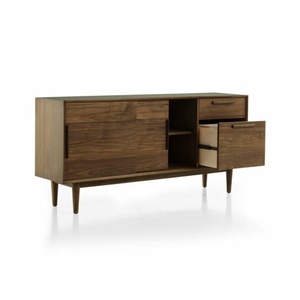 أثاث بسيط بسيط بسيط بسيط بسيط من Tate Walnut Credenza Mahogany Wood Suar Wood - Product Image 2