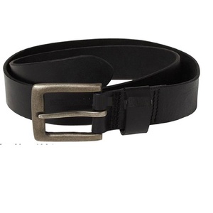 Cinturón negro de moda para hombre Cinturones de cuero genuino únicos personalizados Cinturón de cuero de negocios de trabajo de lujo informal - Product Image 1