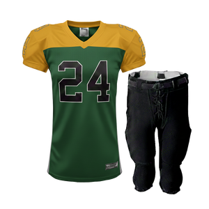 Maillot de football américain personnalisé pour hommes adultes, compétition, 255GSM polyester respirant, vêtements de sport pour le jeu sur le terrain - Product Image 6