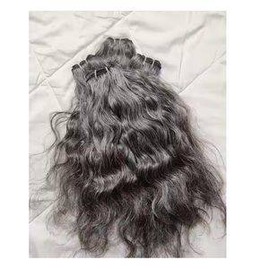 Extensions de cheveux ondulés naturels de cheveux vietnamiens bruts sans emmêlement sans perte 100% Extension de cheveux humains bruts - Product Image 4