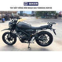 Manillar de Agarre de Acero Inoxidable XSR155 con Portaequipajes Trasero para Motocicletas, Alforjas y Almacenamiento de Equipaje Vietnam