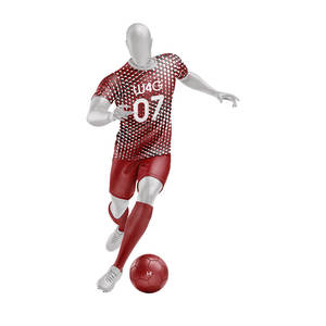Ensemble de vêtements de football personnalisés en gros, uniformes, nouveau design, maillot de football pour hommes, maillots de football en polyester à séchage rapide, ensemble de maillots de football pas cher - Product Image 1