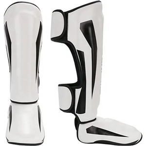 Espinilleras de boxeo gemelas hechas a medida universales, protección de empeine de cuero genuino para Kickboxing, novedad de 2025 - Product Image 1