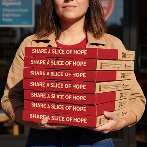 Custom Size Eco-Friendly Kraft Paper Pizza <b>Box</b> Microwave <b>Safe</b> & Recyclable Food Packaging for <b>Small</b>/Medium/Large Pizzas - Product Image 5