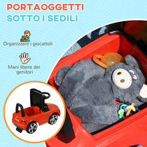 AIYAPLAY Ride-On Car para niños de 18 a 36 meses, bocina y música, coche eléctrico rojo para bebés - Product Image 6