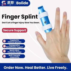 3-formaat Aluminium Vingerspalk Voor Vingerknokkelimmobilisatie Van Volwassenen En Kinderen Die Lijden Aan Pijnverstuikingen Stammen Artritis - Product Image 2