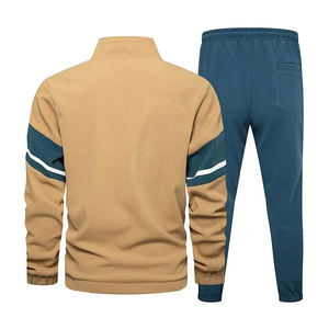 ชุดวอร์ม2ชิ้นสีพื้นมีซิปสำหรับผู้ชายผู้หญิงเด็กชายจากไก่งวงสไตล์ใหม่ - Product Image 2