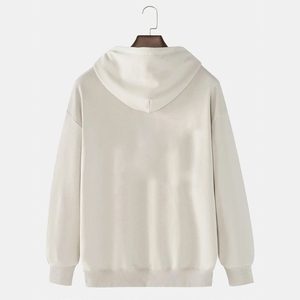 เสื้อฮู้ดดี้ผ้าฝ้าย 100% หนานุ่ม สไตล์ฮิปฮอป สำหรับฤดูหนาว แบบ unisex  รับทำโลโก้ OEM ตามสั่ง - Product Image 2