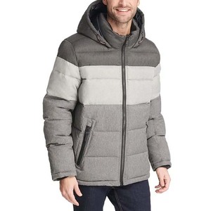 เสื้อแจ็กเก็ตแบบมีซิปด้านหน้าแขนเสื้อปักโลโก้ - Product Image 1