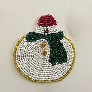 2026 Handcrafted Glass Beads Martini Cocktail Coaster Stylish Table Decor for Bars, Parties, and Home - Product Image 4