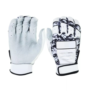 Guantes de Bateo de Béisbol de Cuero Profesionales de Diseño Personalizado, Cuero Vacuno Ecológico, Ligeros, Transpirables, con Correa de Velcro Personalizada - Product Image 5