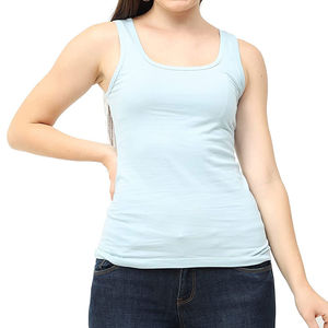 2025 New Design Women Running Sleeveless <b>Vest</b> For Adults Wholesale Cheap Price Women Tank <b>Top</b> in Solid Color <b>Oversize</b> OEM - Product Image 1