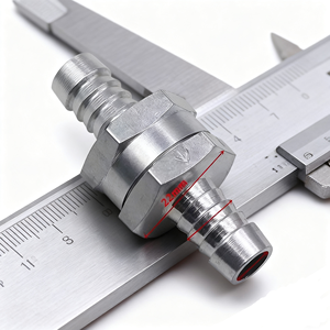 วาล์วกันกลับแบบทางเดียว อลูมิเนียม ขนาด 6-16 มม. แบบขั้นบันได ใช้ได้กับระบบเชื้อเพลิงยานยนต์ เรือ และมอเตอร์ไซค์ - Product Image 5