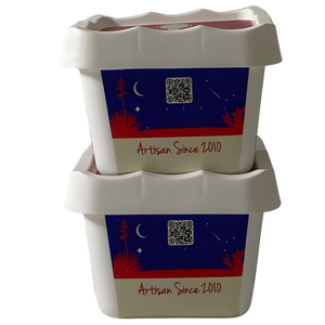 Vaso para helado de 5 oz con soporte para cuchara y tapa, impresión de logotipo y color personalizados, precio al por mayor - Product Image 1