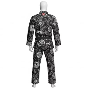 ชุดยูโด BJJ สำหรับผู้ใหญ่ น้ำหนักเบา พิมพ์ลายดิจิทัล โพลีเอสเตอร์ ทนทาน ระบายอากาศได้ดี ชุดฝึกซ้อมศิลปะการต่อสู้ อุปกรณ์กีฬา ชุดกิ - Product Image 4